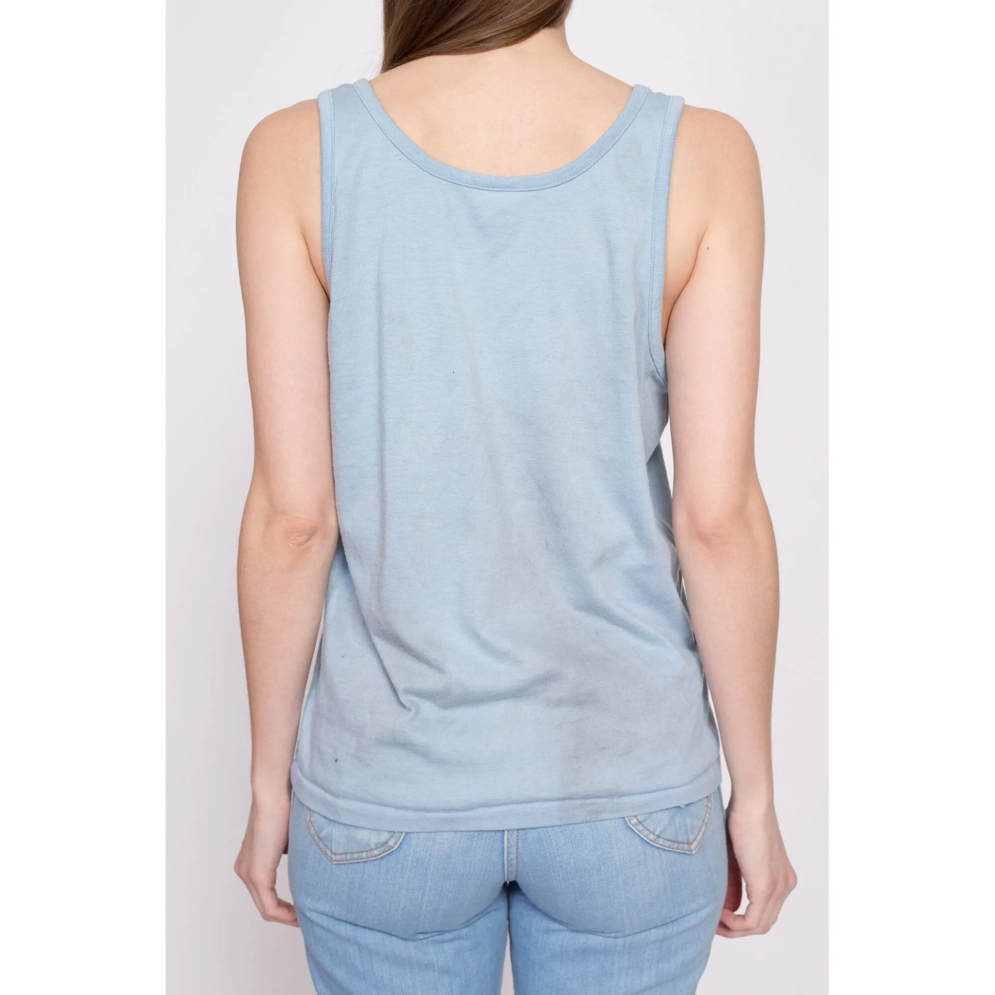 70s "Goin My Way?" Distressed Tank Top - Men's Medium, Women's Large