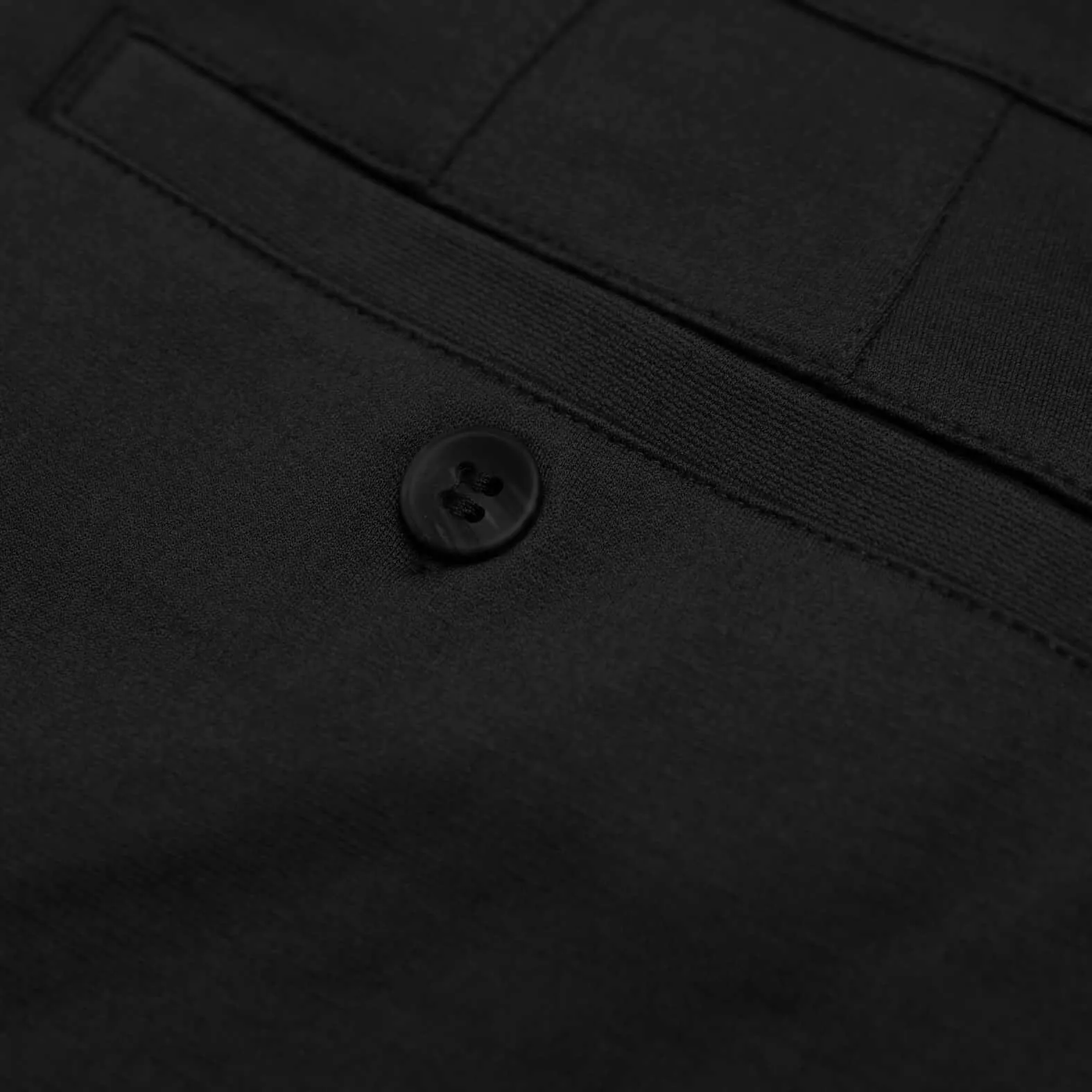 7" Black Comfort Knit Chino Shorts