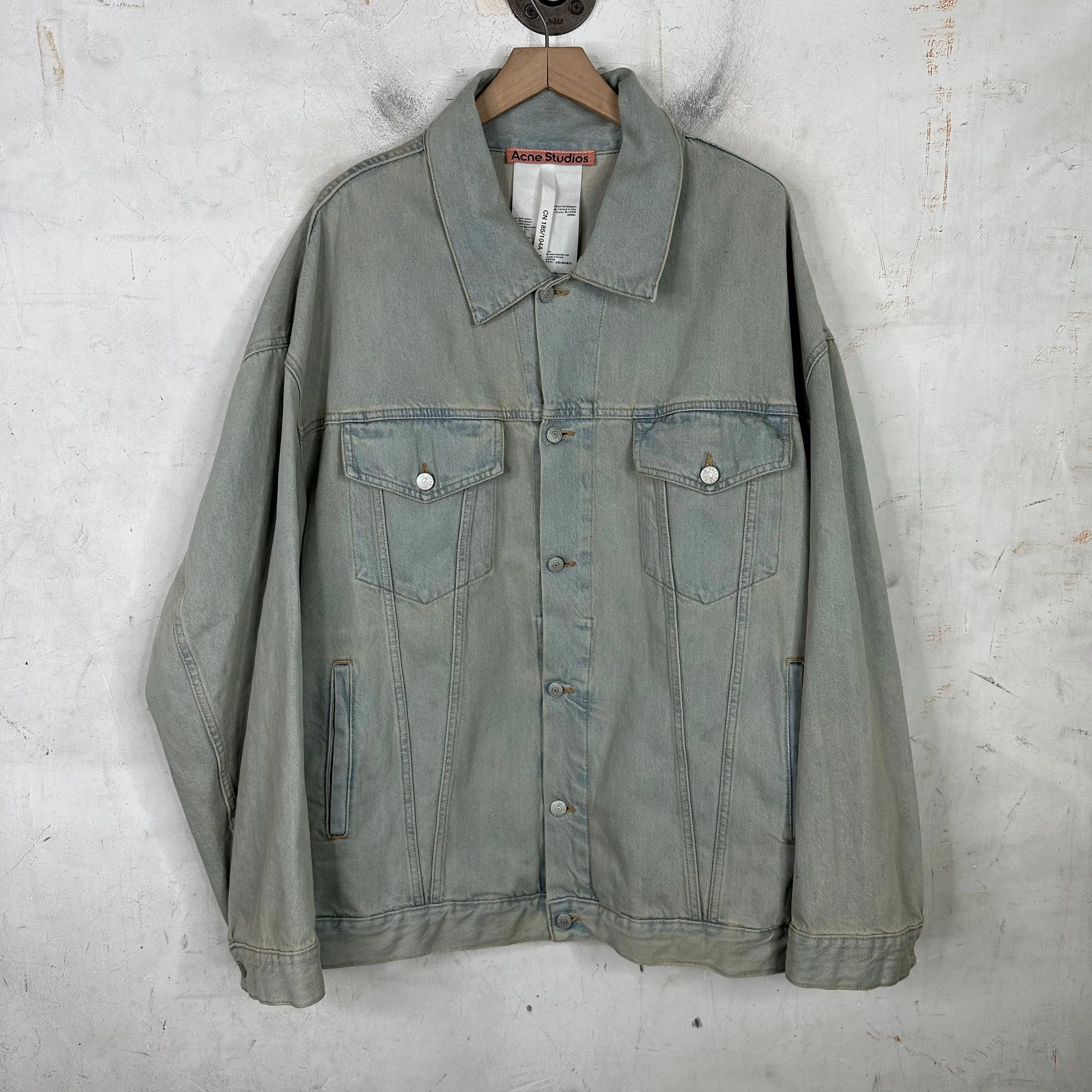 Acne Studios Denim Mud Wash Jacket