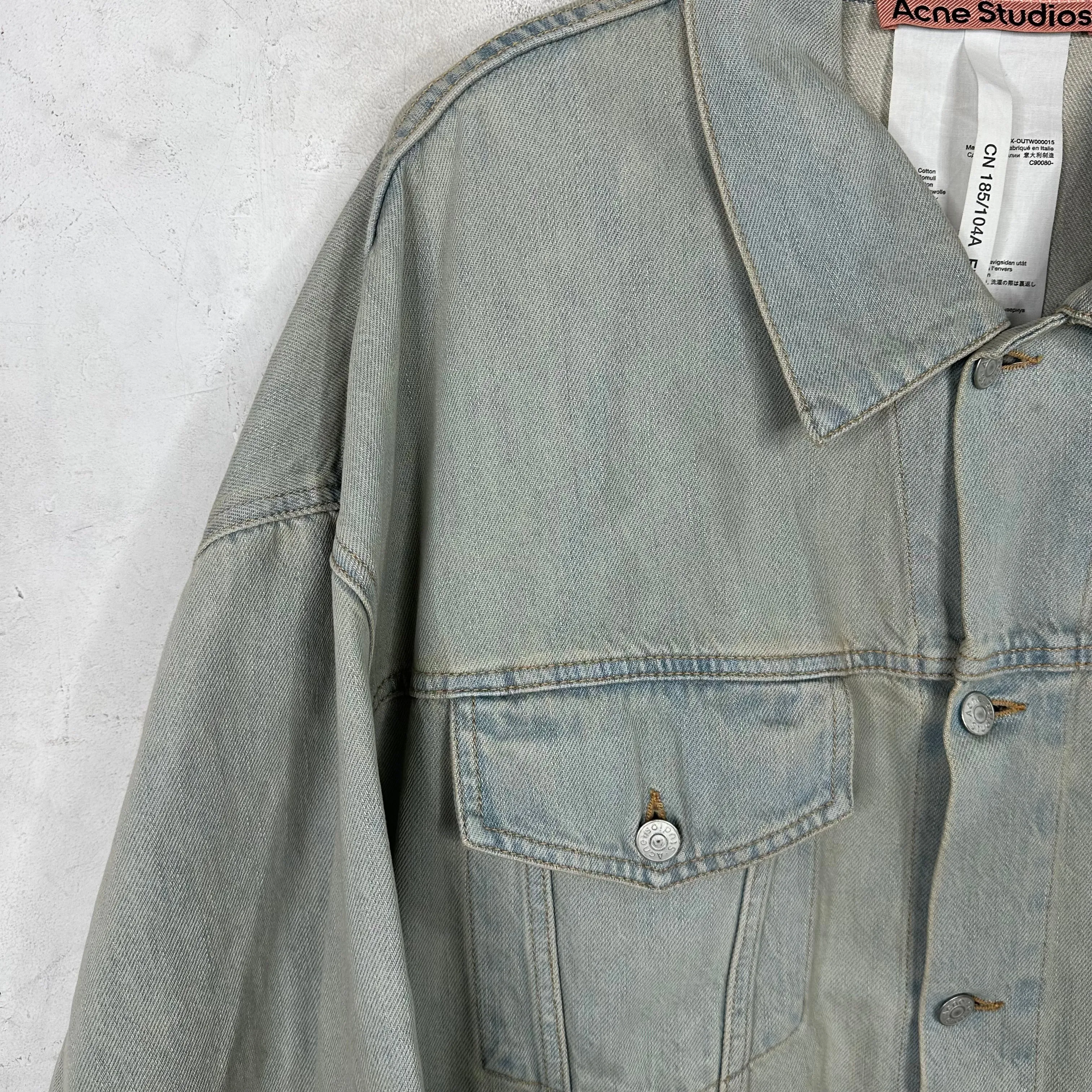 Acne Studios Denim Mud Wash Jacket