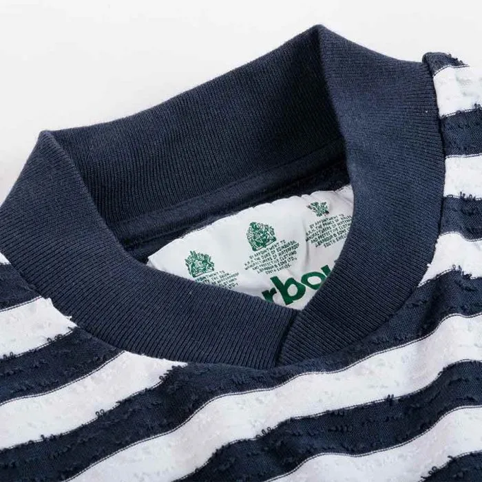 ANDO STRIPE T-SHIRT NAVY