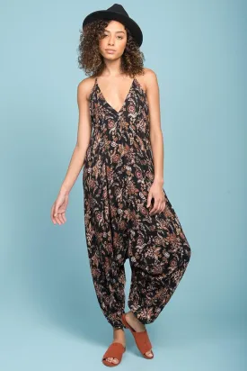 Annalee Floral Print Boho Jumpsuit