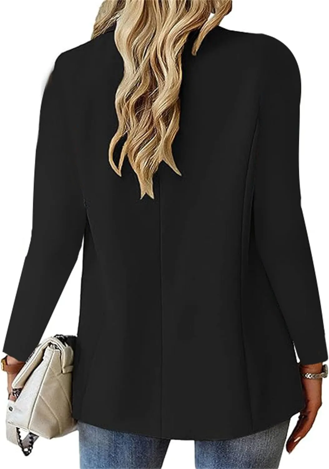 Blazers for Women Business Casual Long Sleeve Jackets Work Casual Blazer Suit Lightweight Elegant Open Front Jacket