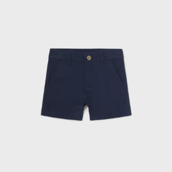 BOYS NAVY BLUE TWILL CHINO SHORT