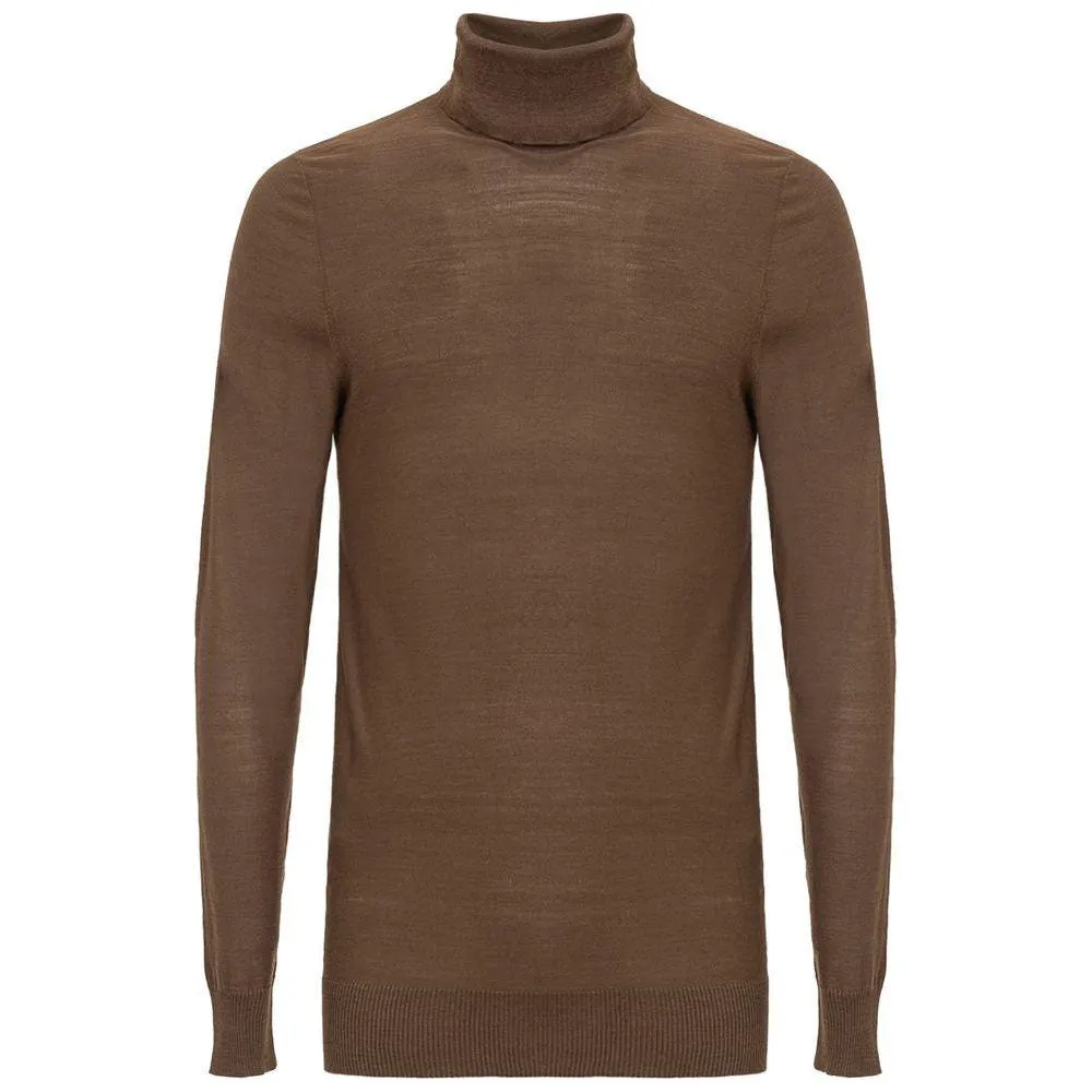Brioni Brown Cashmere Sweater