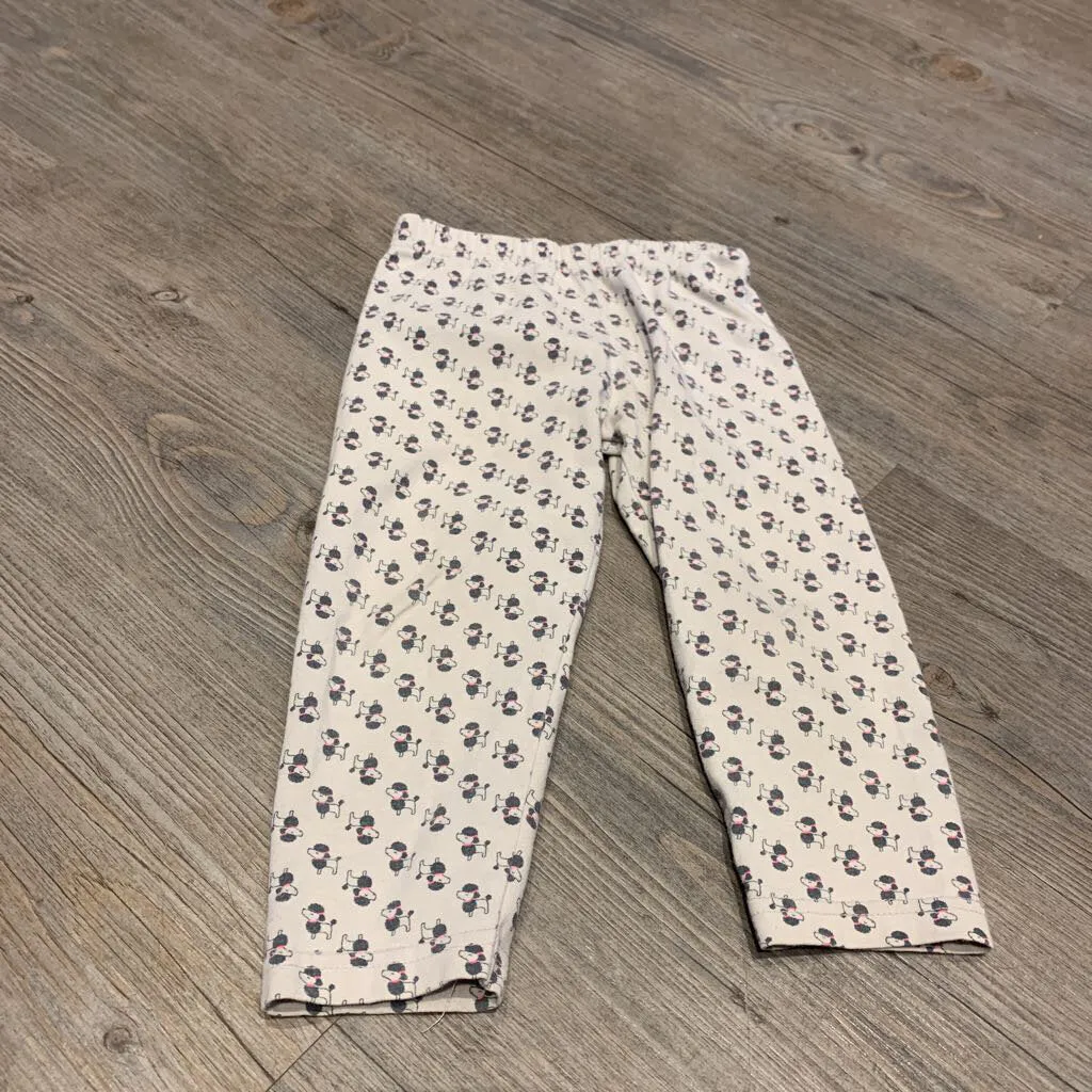 Carter's Grey 'Poodle' Leggings 18m
