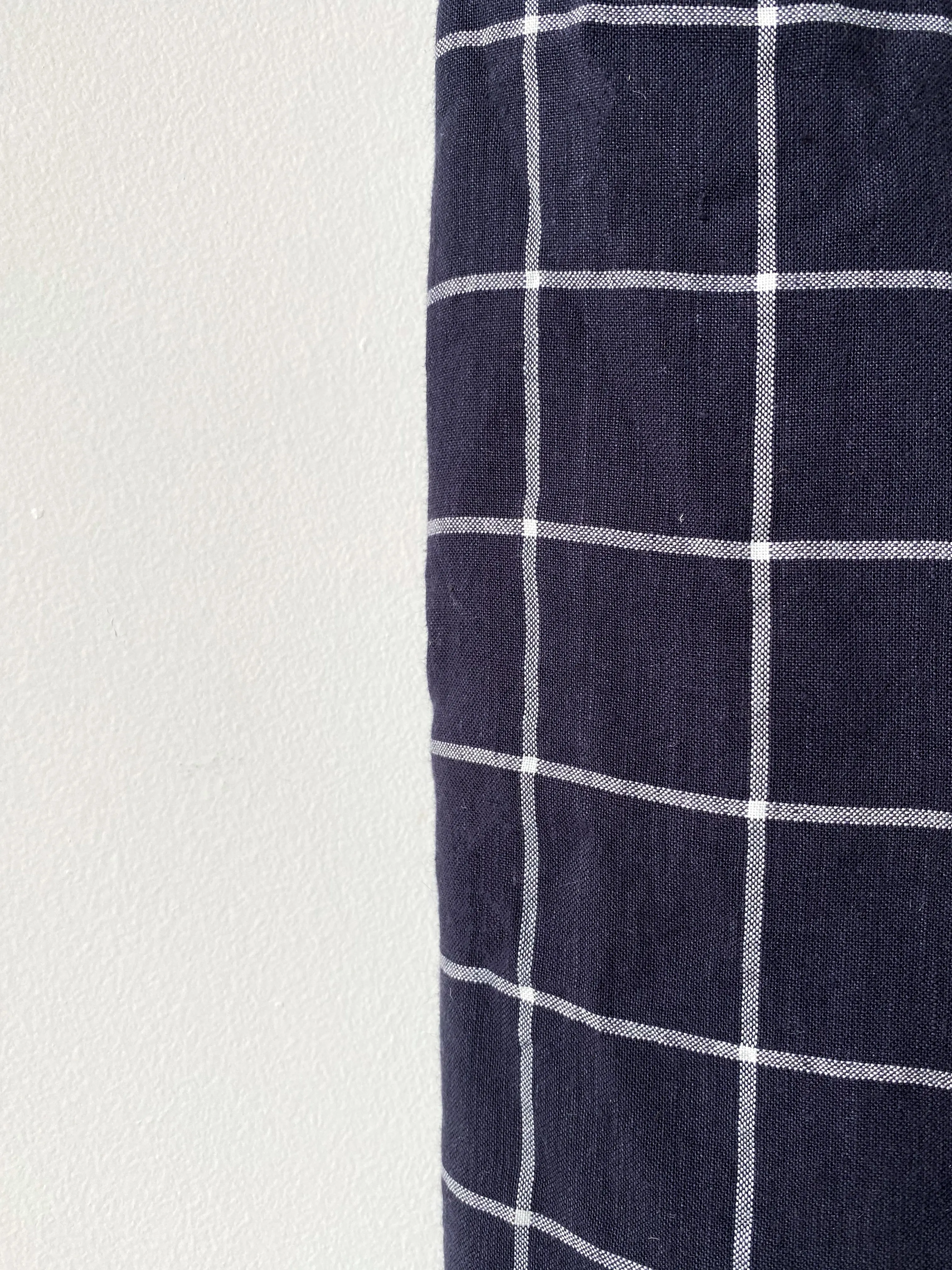 Check Linen Blazer