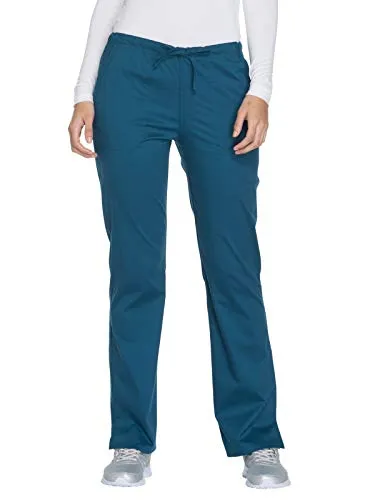 Cherokee WW130 Workwear Core Stretch Mid Rise Straight Leg Drawstring Scrub Pant