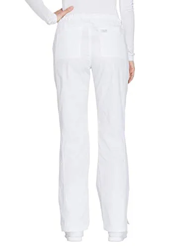 Cherokee WW130 Workwear Core Stretch Mid Rise Straight Leg Drawstring Scrub Pant