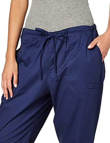 Cherokee WW130 Workwear Core Stretch Mid Rise Straight Leg Drawstring Scrub Pant