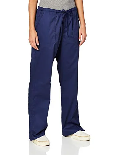 Cherokee WW130 Workwear Core Stretch Mid Rise Straight Leg Drawstring Scrub Pant