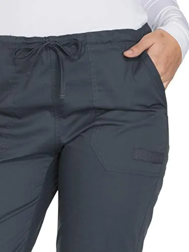 Cherokee WW130 Workwear Core Stretch Mid Rise Straight Leg Drawstring Scrub Pant