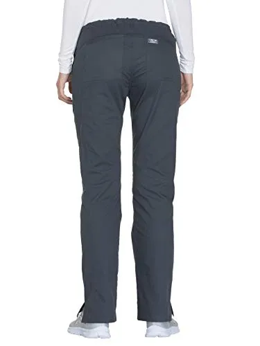 Cherokee WW130 Workwear Core Stretch Mid Rise Straight Leg Drawstring Scrub Pant