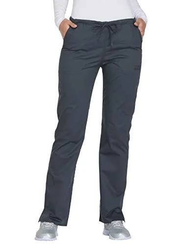 Cherokee WW130 Workwear Core Stretch Mid Rise Straight Leg Drawstring Scrub Pant