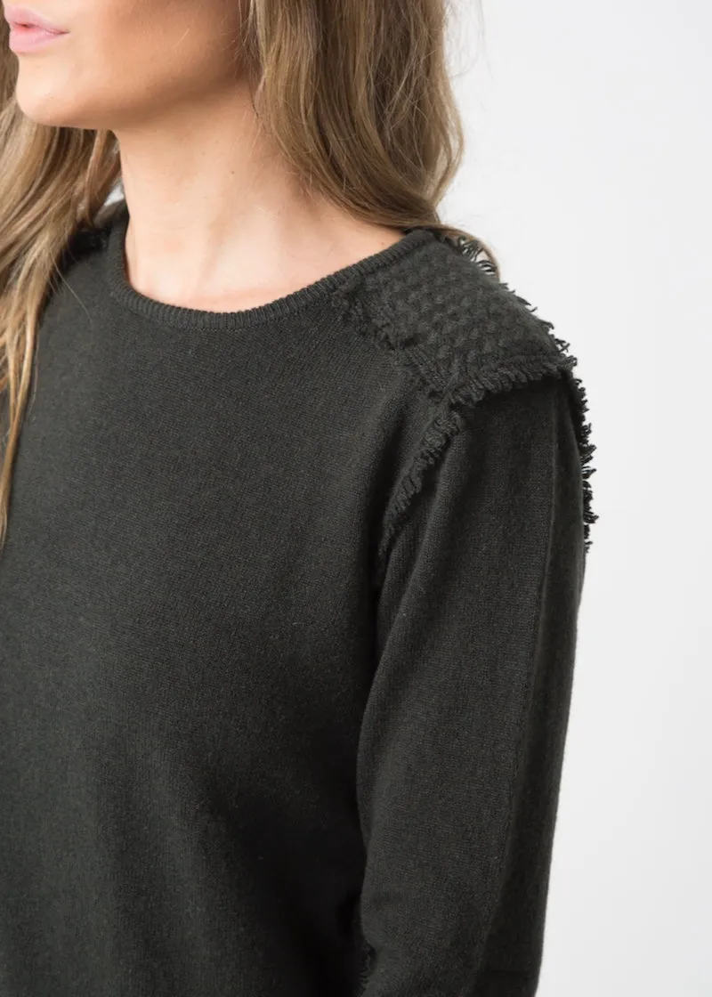 COCO Nautical luxe Crew Neck - Loden