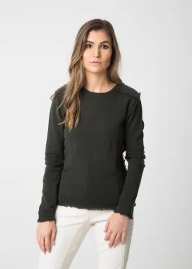 COCO Nautical luxe Crew Neck - Loden