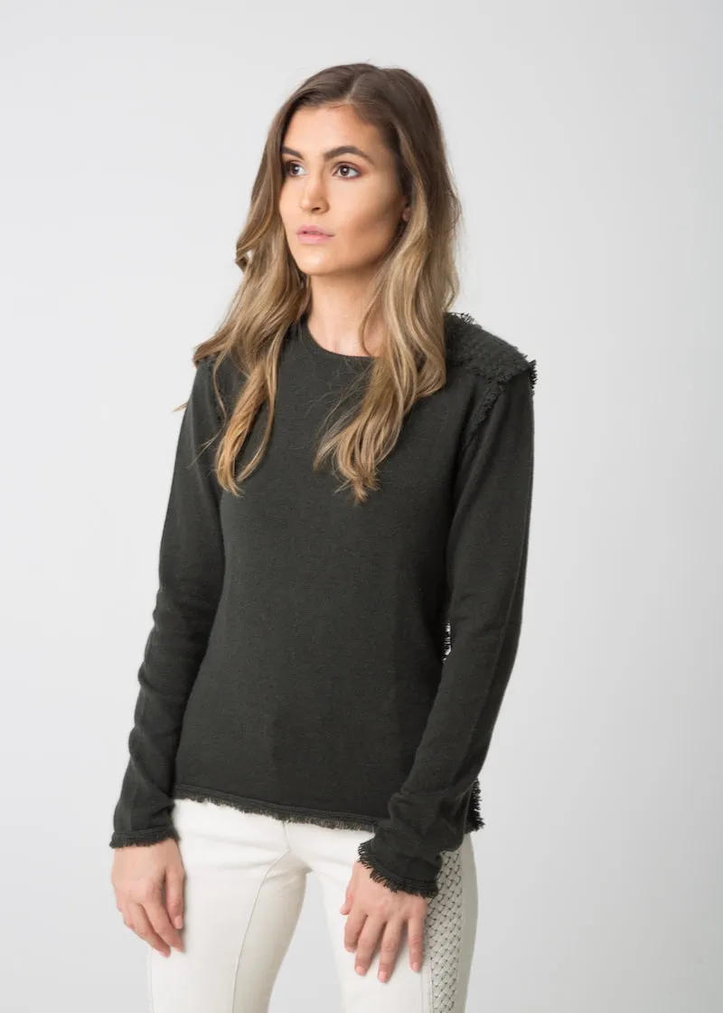COCO Nautical luxe Crew Neck - Loden