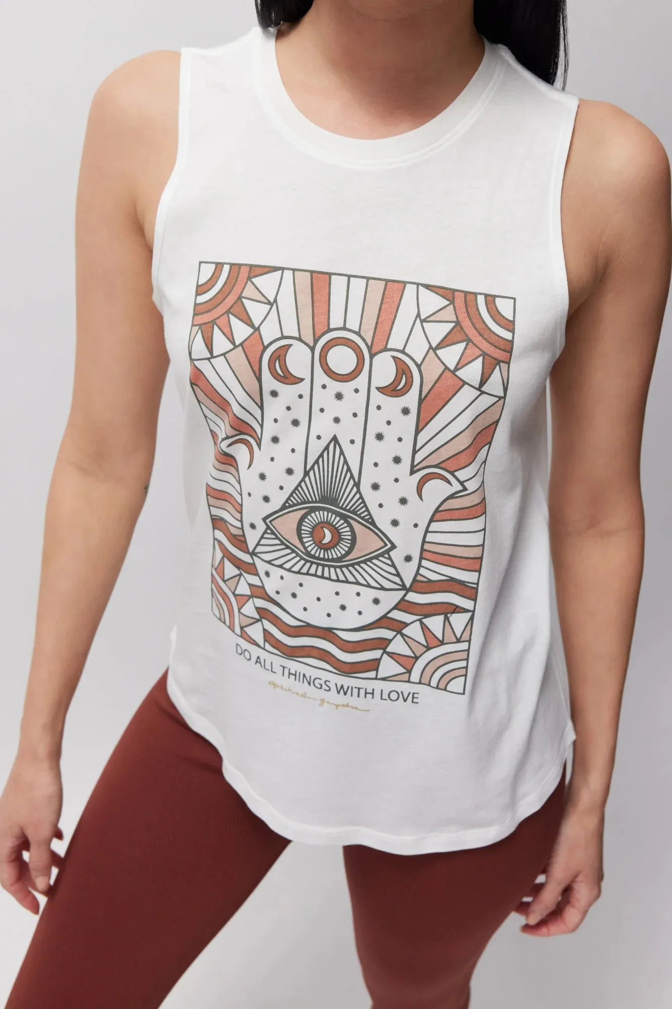 Do All Things With Love | Muscle Tank