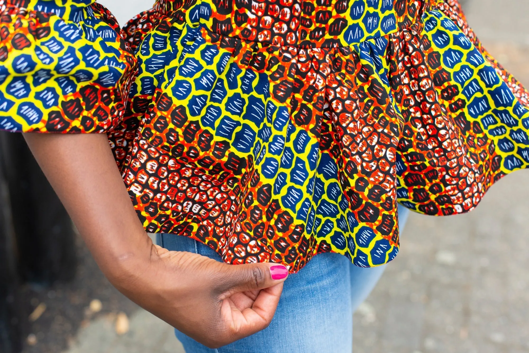 Dovetailed Jasmine Peplum Blouse