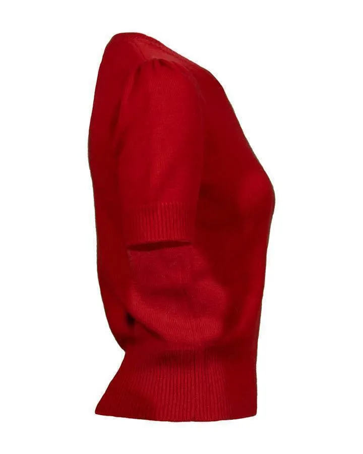 Frame Cashmere Gathered Sweater