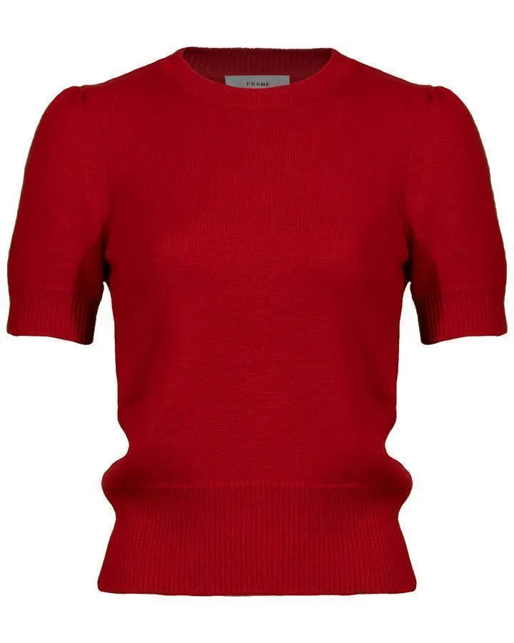Frame Cashmere Gathered Sweater