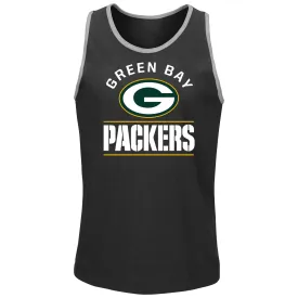 Green Bay Packers Go Far Men's Black Tank Top