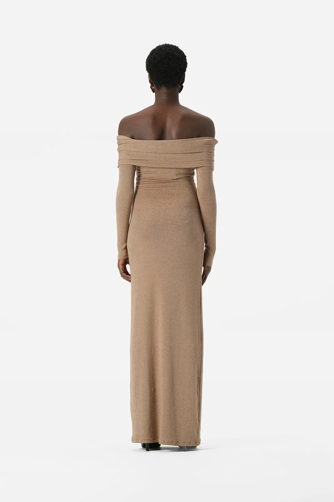 Harpa Dress Tan Marle