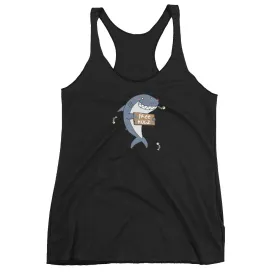 Hug Shark Women's Racer-back Tank-top