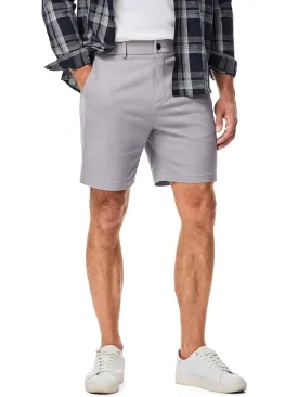 JMIERR Men's Classic-Fit 7" Chino Short Summer Stretch Waist Cotton Twill Casual Dress Shorts with Pockets