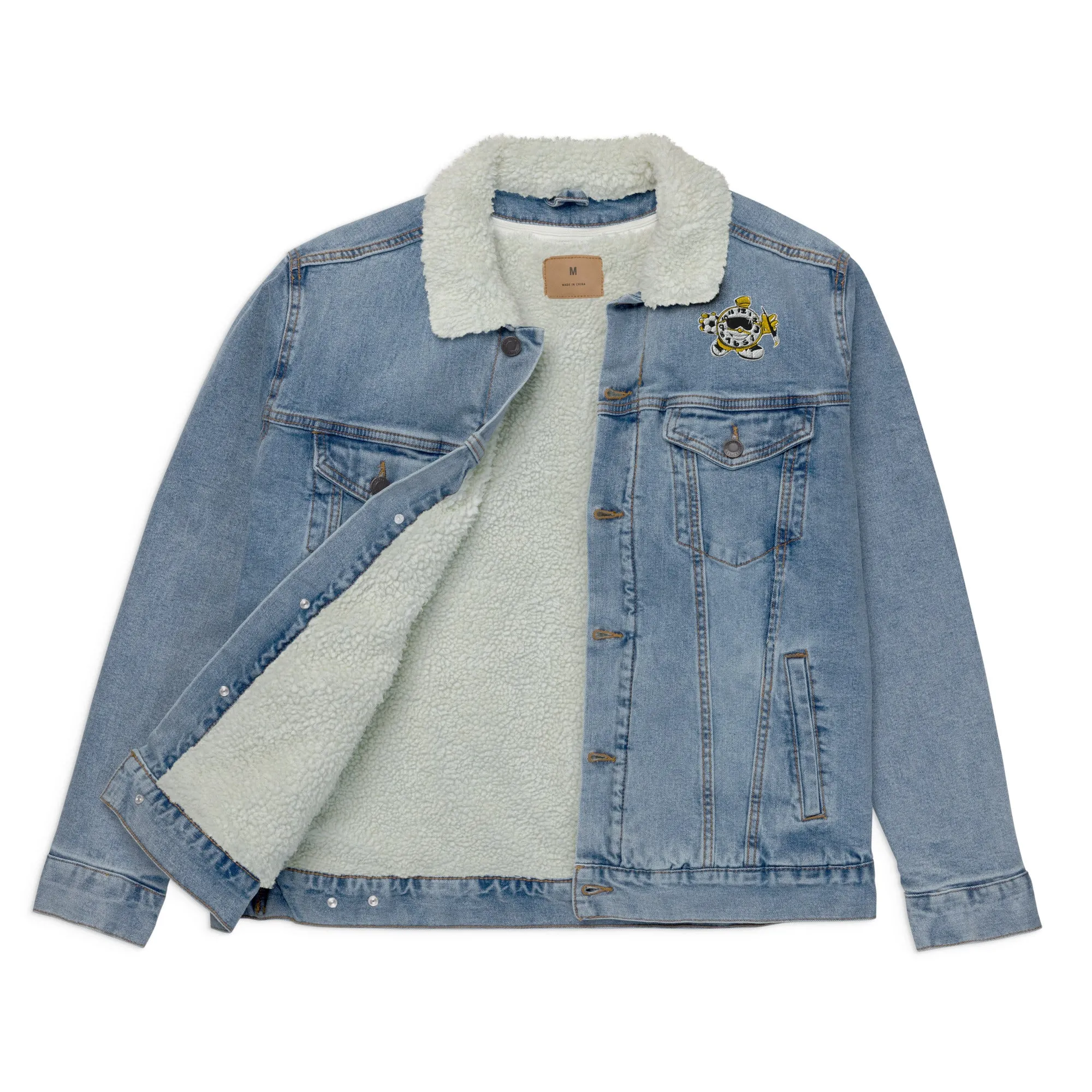 Kids After Hours Denim Sherpa Jacket