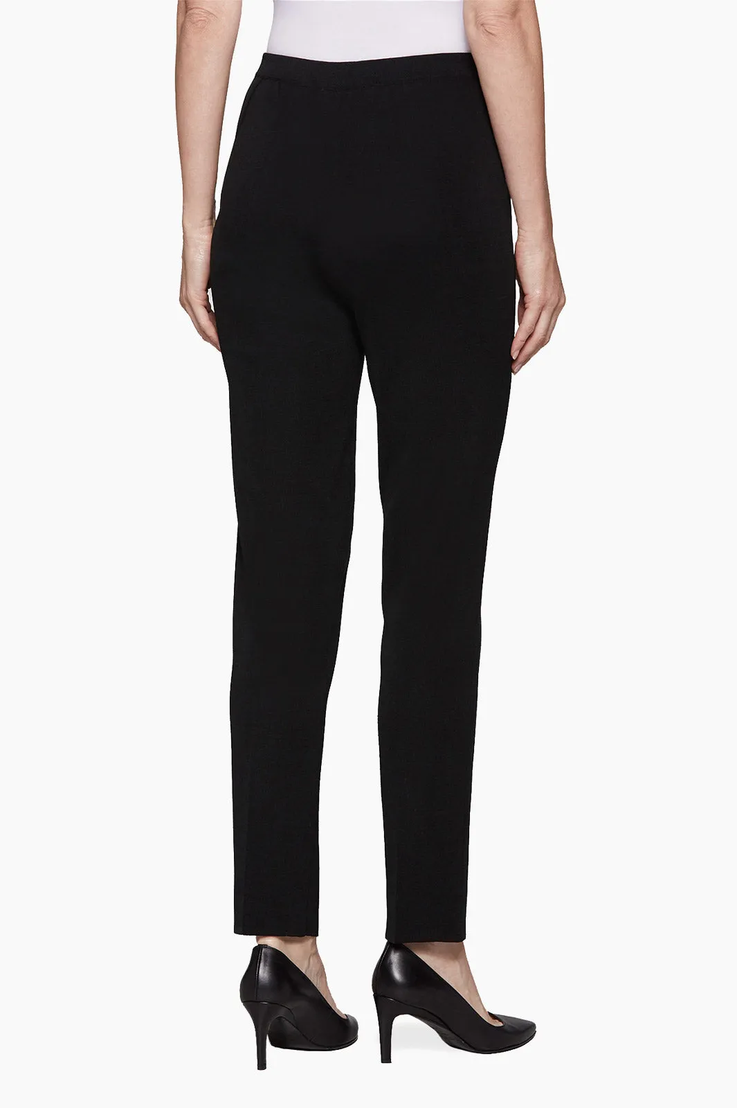 Knit Straight-Leg Pants