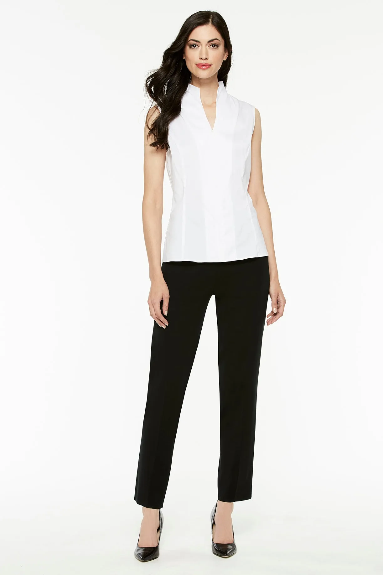 Knit Straight-Leg Pants