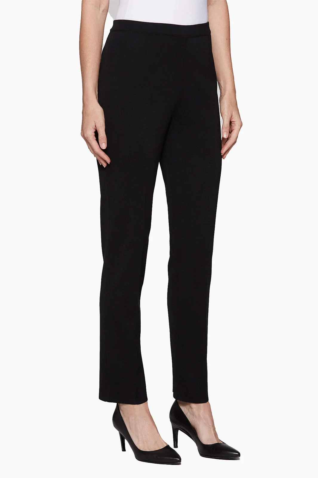 Knit Straight-Leg Pants