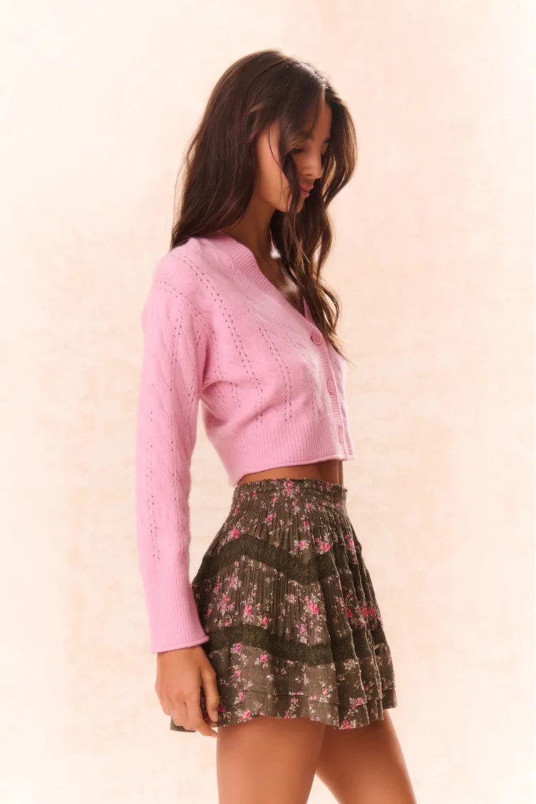 Lorianne Floral Mini Skirt