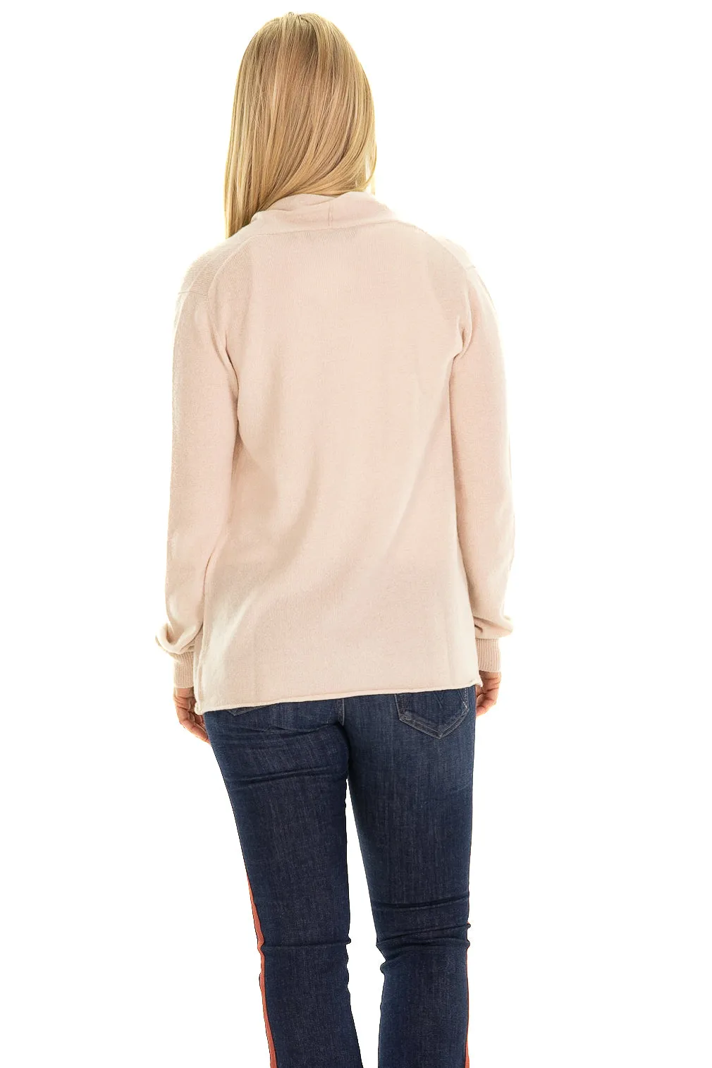 Maeve Cashmere Mini Duster in Oatmeal Shimmer