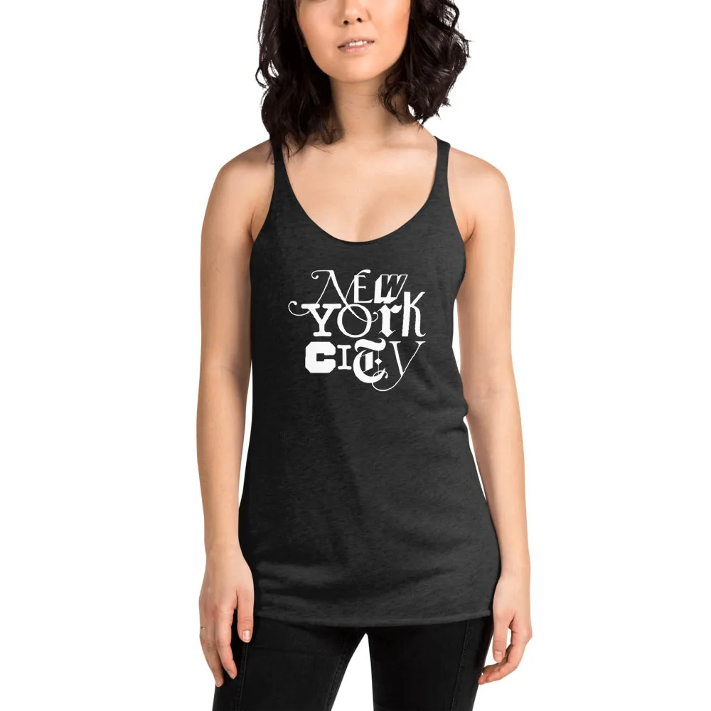 New York City Women's Racer-back Tank-top