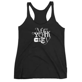 New York City Women's Racer-back Tank-top