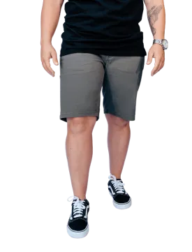 Olive Chino Shorts