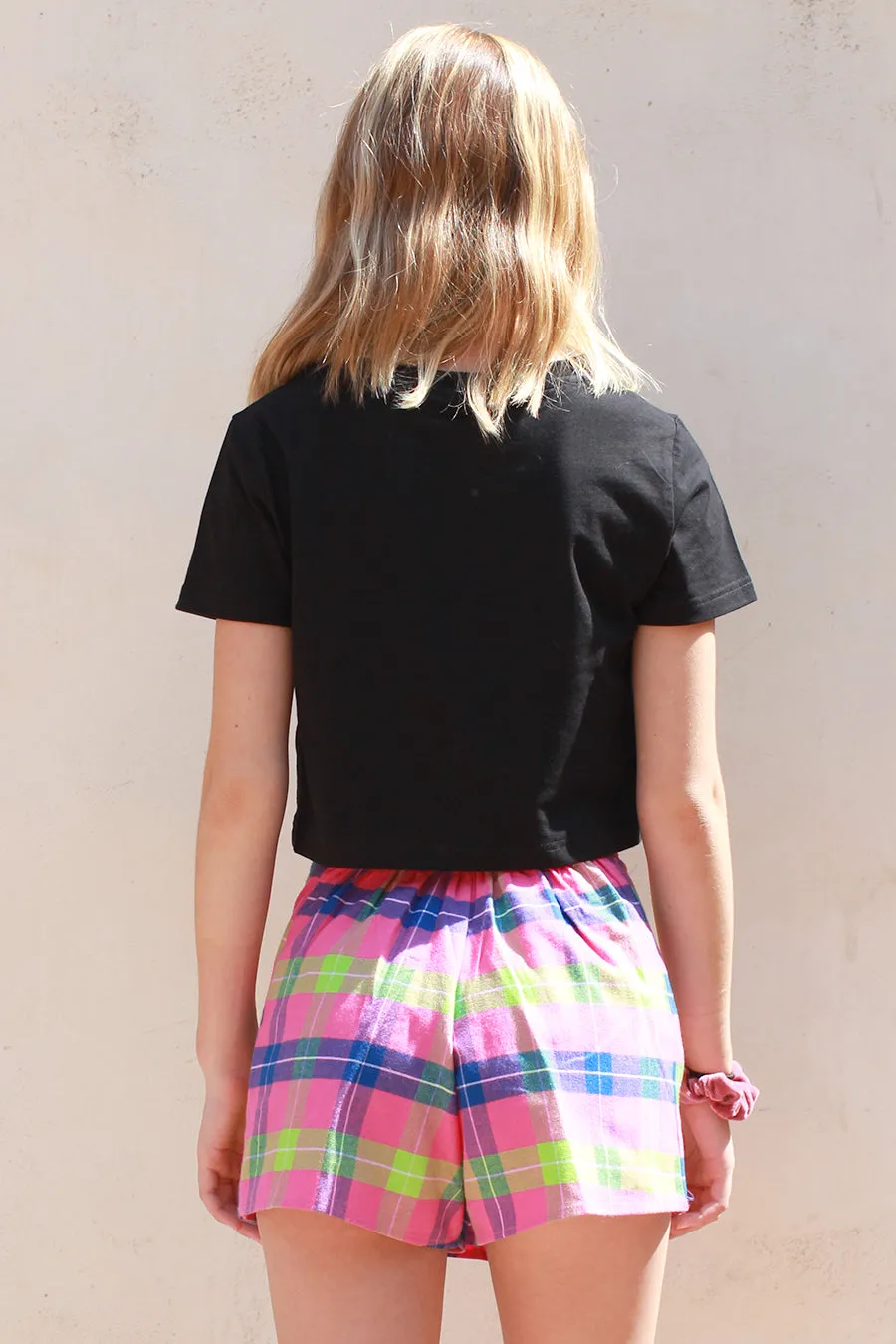 Purrr Melrose T-Shirt - Black with Embroidered Logo