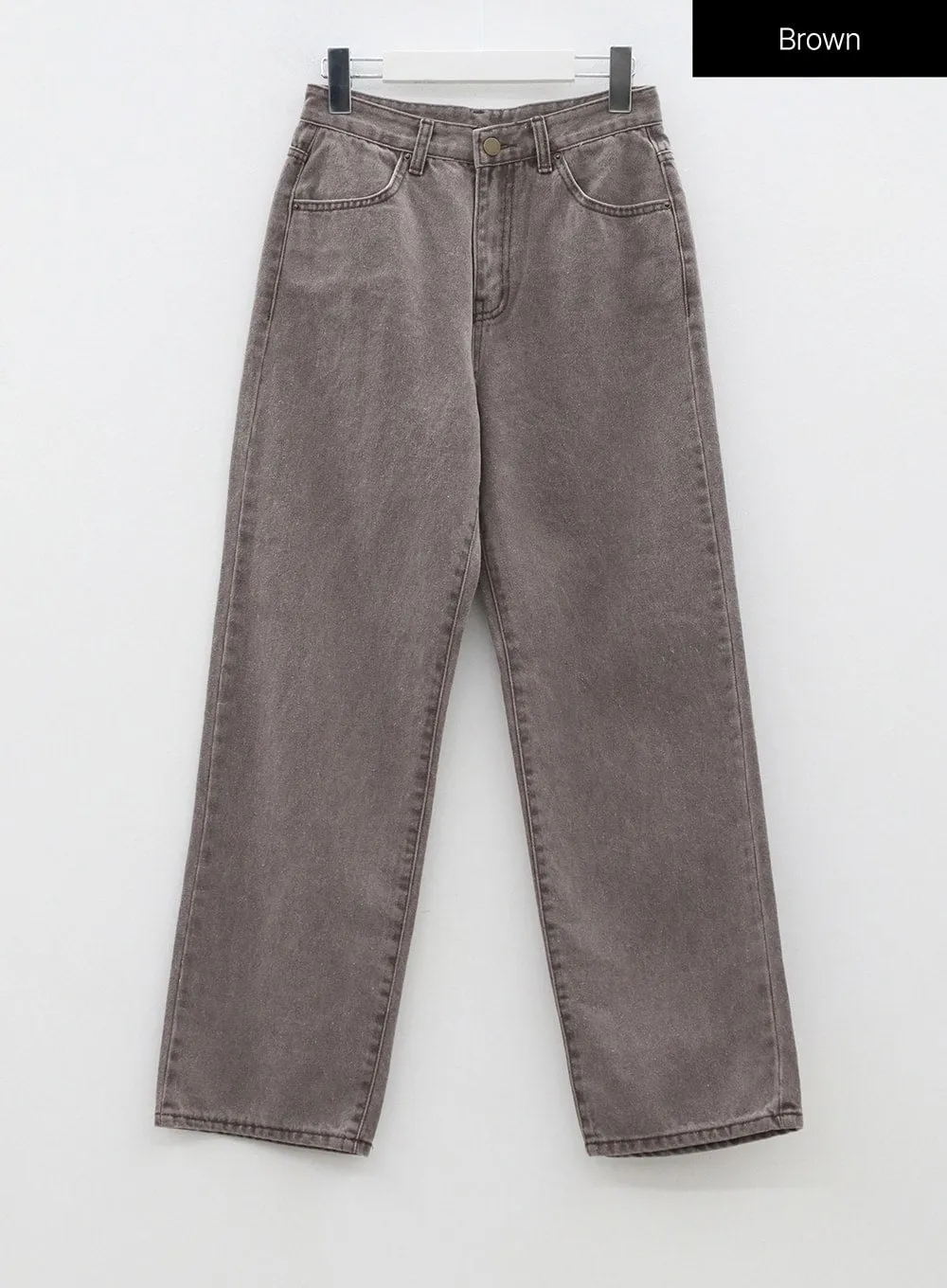 Straight Leg Color Pants OM327