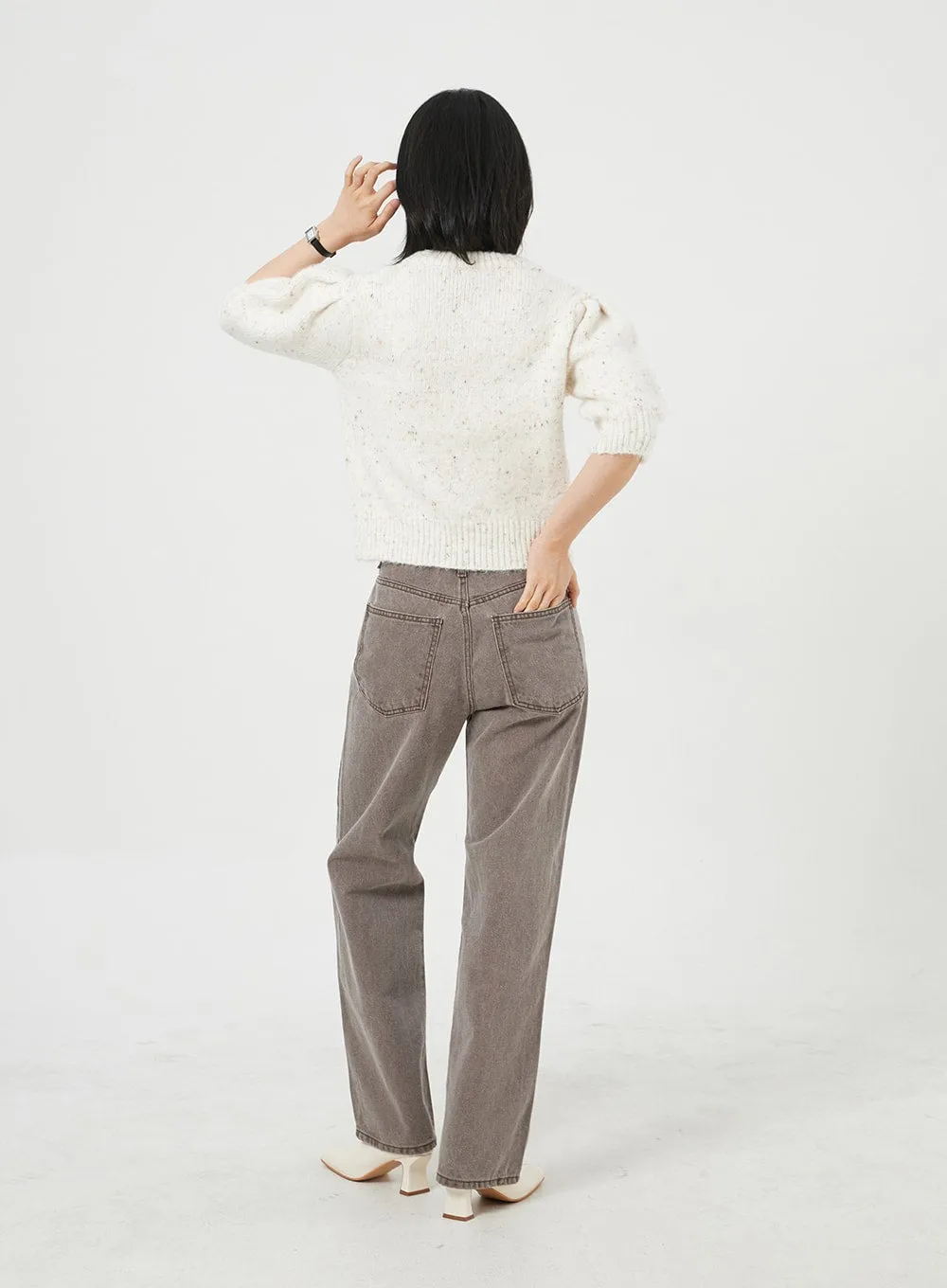 Straight Leg Color Pants OM327