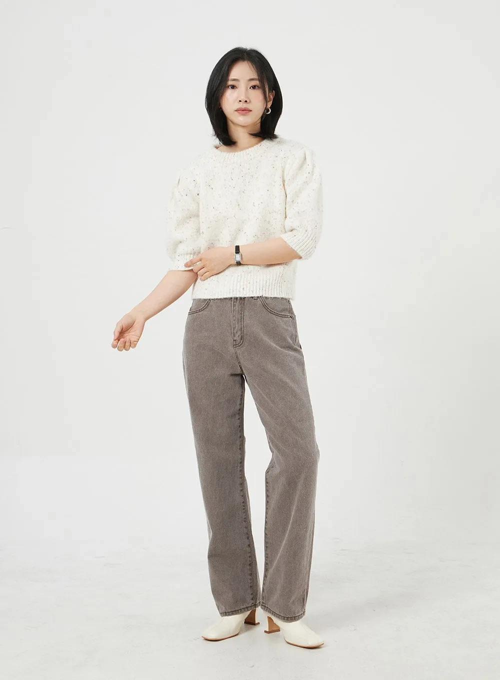 Straight Leg Color Pants OM327