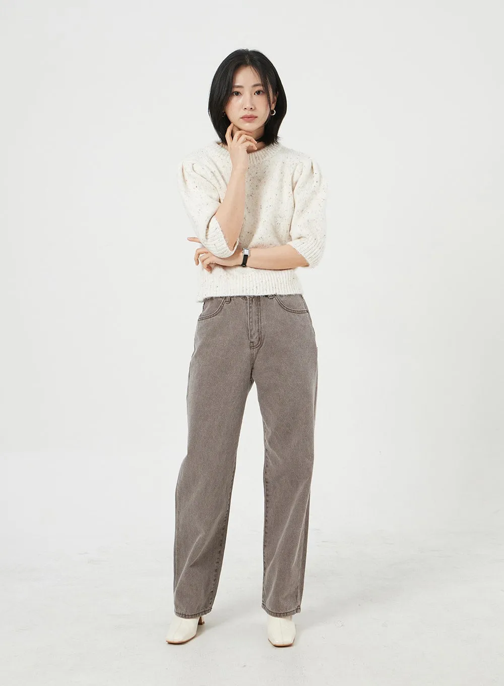 Straight Leg Color Pants OM327