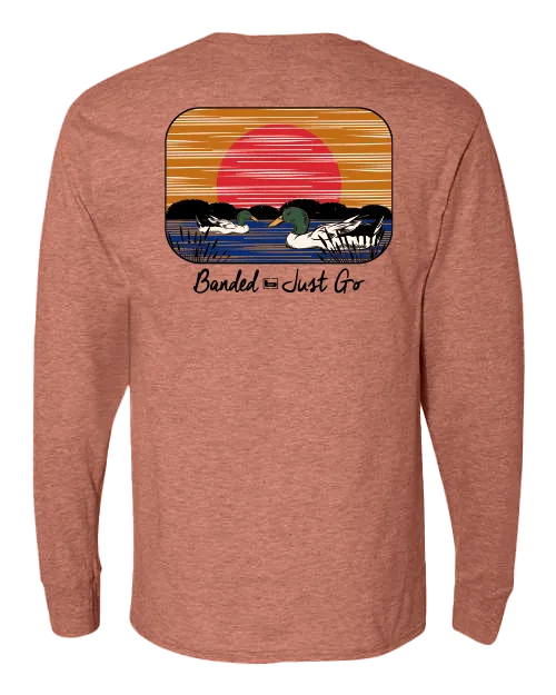 Sunrise Stamp Long Sleeve Tee