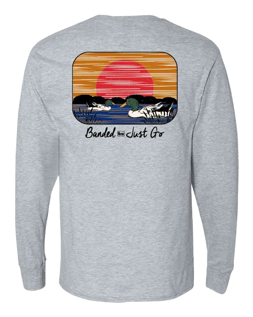 Sunrise Stamp Long Sleeve Tee