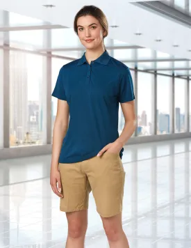 Winning Spirit  Ladies Stretch Slimfit Boston Chino Shorts (M9391)