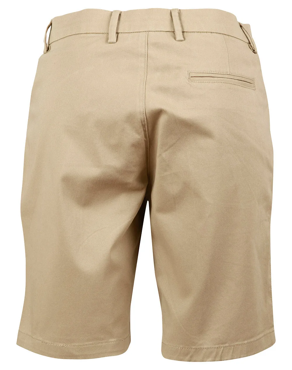 Winning Spirit  Ladies Stretch Slimfit Boston Chino Shorts (M9391)