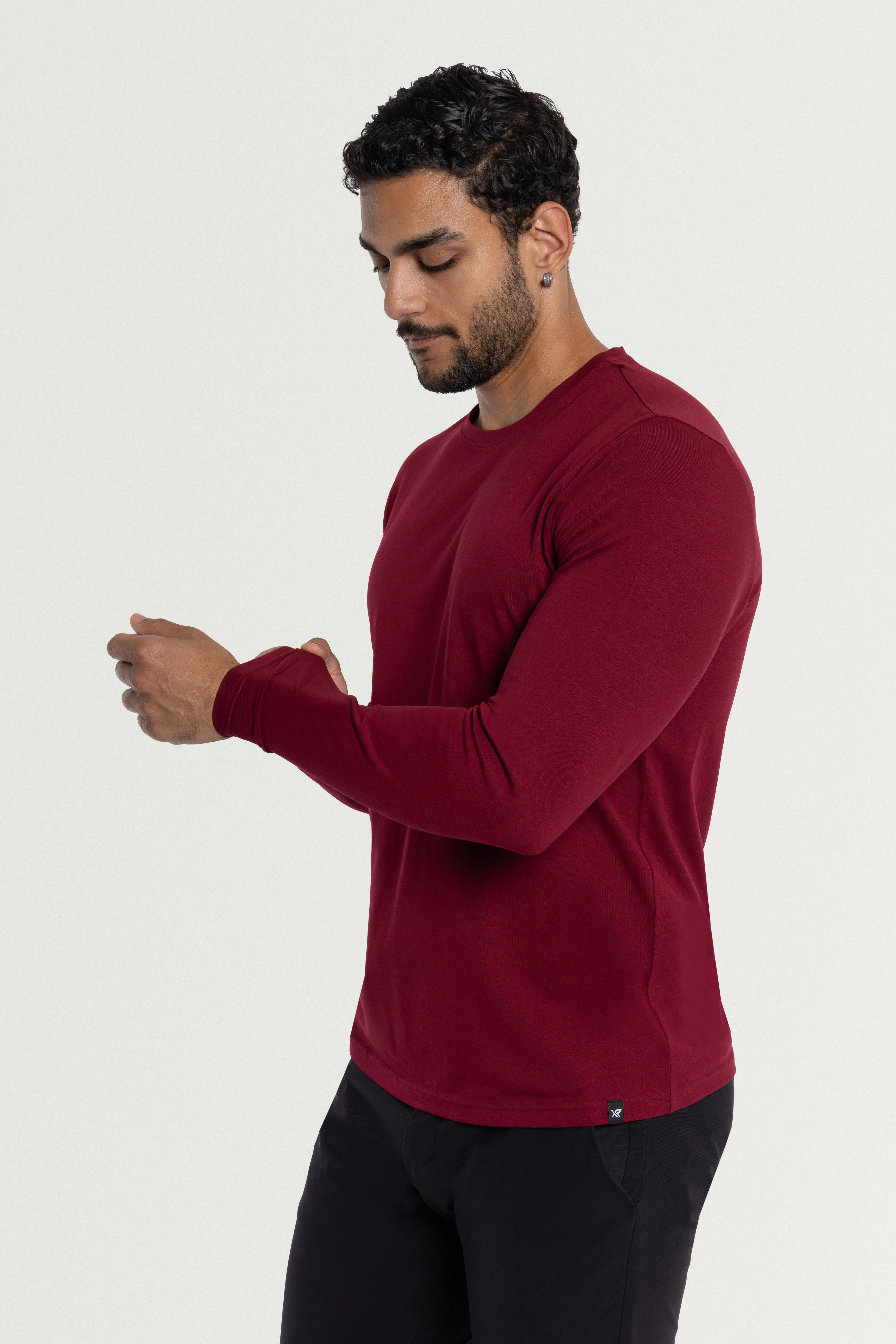 X RAY Men's Classic Long Sleeve Crewneck T-shirt