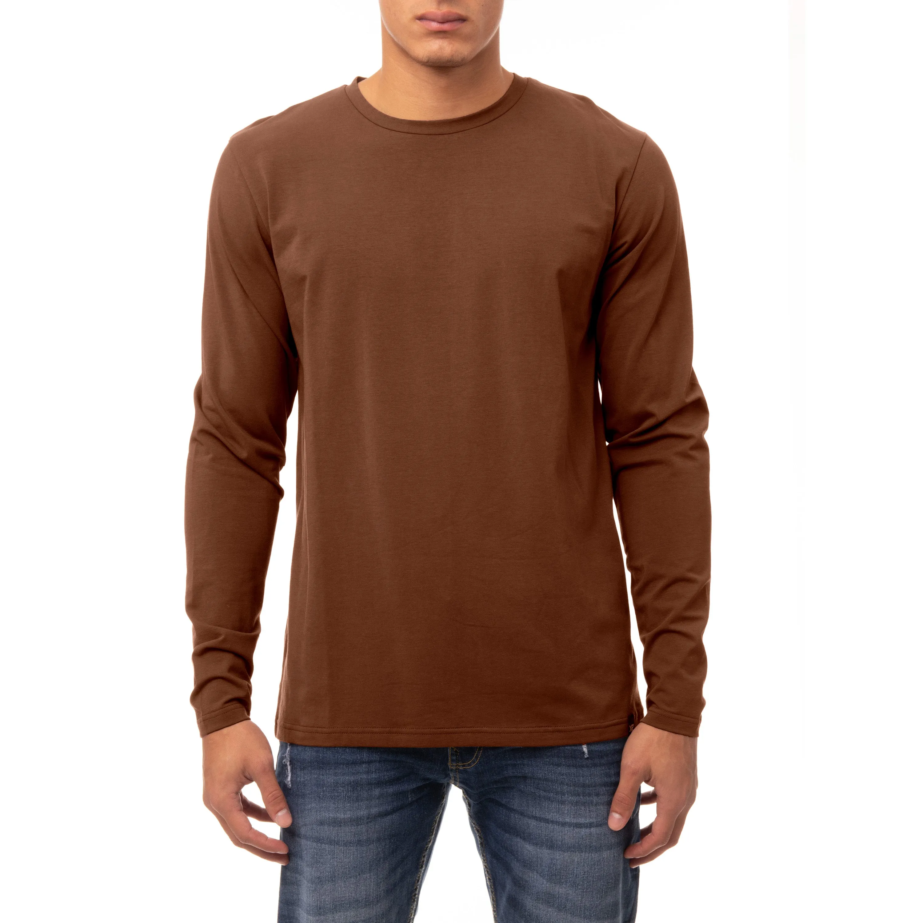 X RAY Men's Classic Long Sleeve Crewneck T-shirt