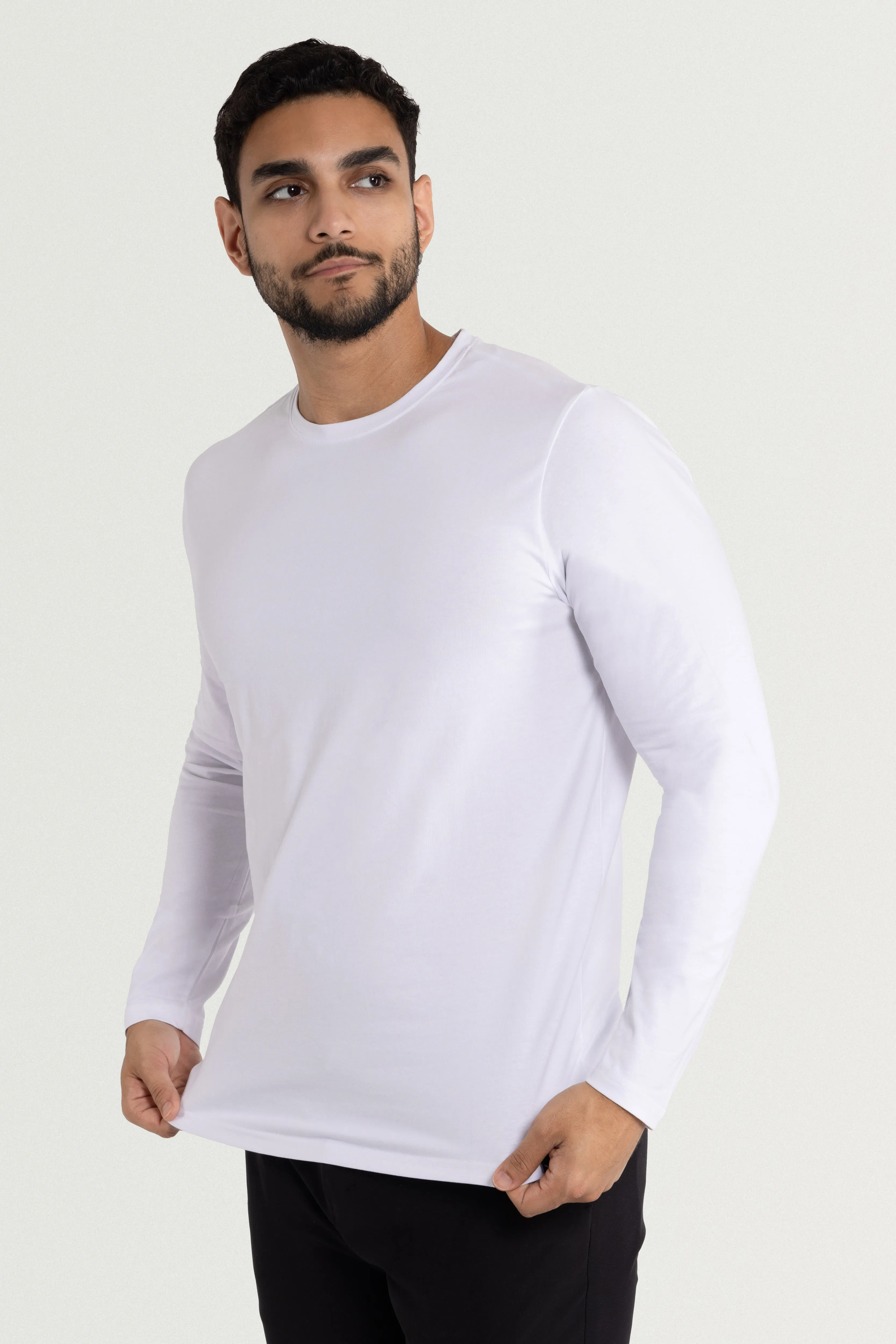 X RAY Men's Classic Long Sleeve Crewneck T-shirt